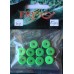 Вантаж вухатий для риболовлі, таблетка (ексцентрик) колір Silvereyes Green Apple, 10шт в уп., вага 6г